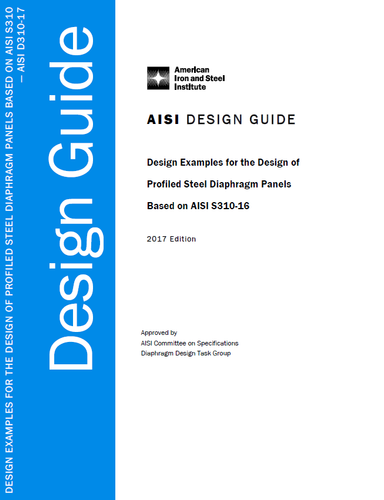 AISI D310-17 Design Examples Based on AISI S310-16
